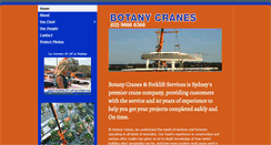 Desktop Screenshot of botanycranes.com.au